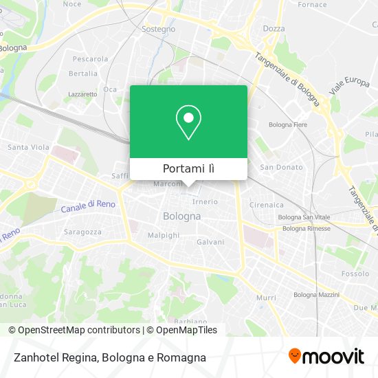 Mappa Zanhotel Regina