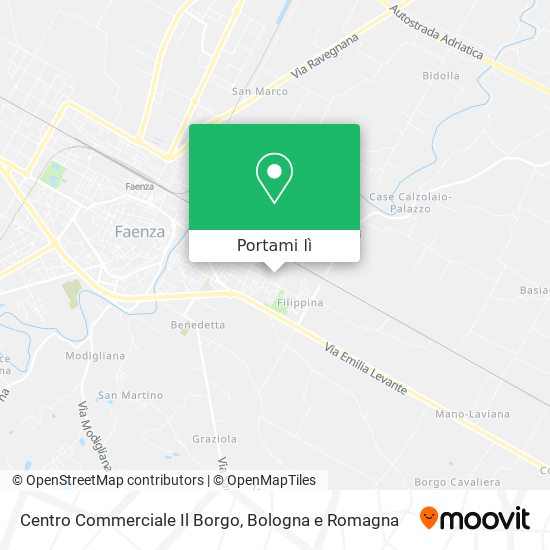Mappa Centro Commerciale Il Borgo
