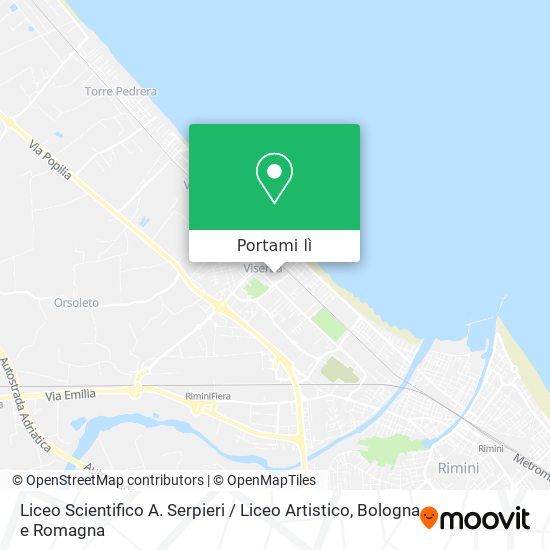 Mappa Liceo Scientifico A. Serpieri / Liceo Artistico