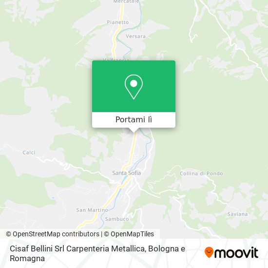 Mappa Cisaf Bellini Srl Carpenteria Metallica