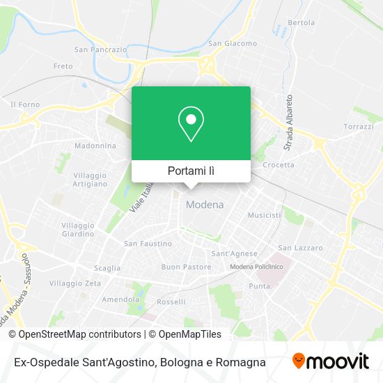 Mappa Ex-Ospedale Sant'Agostino