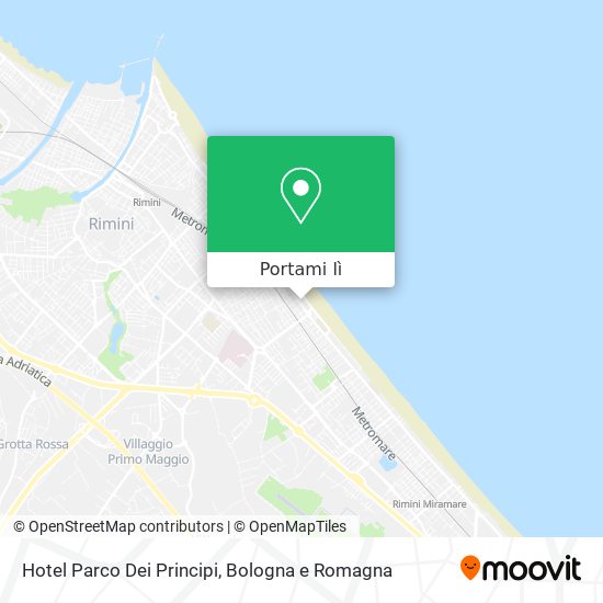 Mappa Hotel Parco Dei Principi
