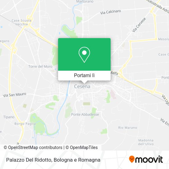 Mappa Palazzo Del Ridotto