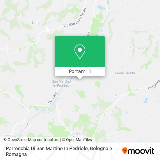 Mappa Parrocchia Di San Martino In Pedriolo