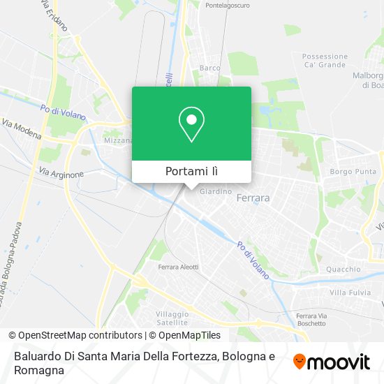 Mappa Baluardo Di Santa Maria Della Fortezza