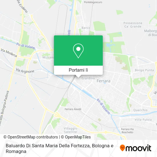 Mappa Baluardo Di Santa Maria Della Fortezza