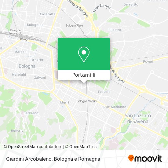 Mappa Giardini Arcobaleno