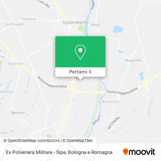 Mappa Ex Polveriera Militare - Sipe