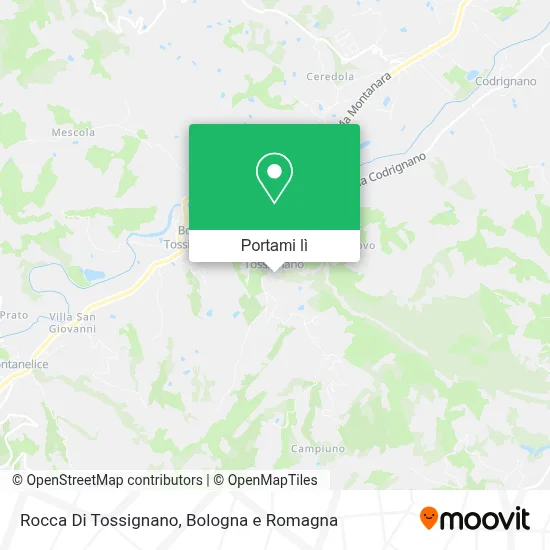 Mappa Rocca Di Tossignano (Ruderi)