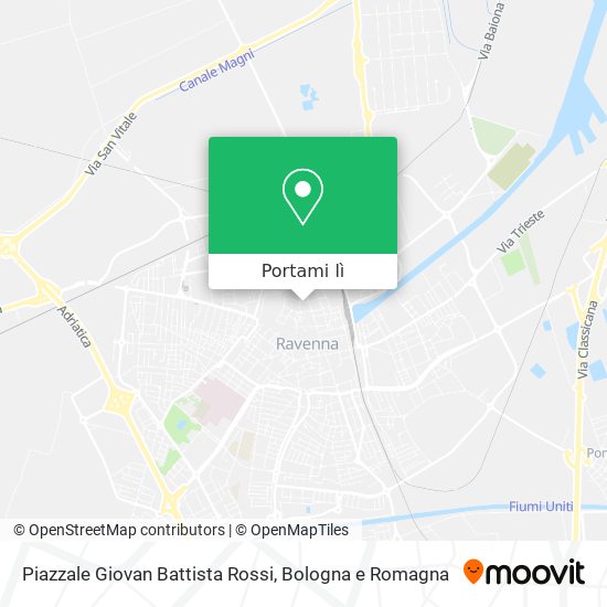 Mappa Piazzale Giovan Battista Rossi