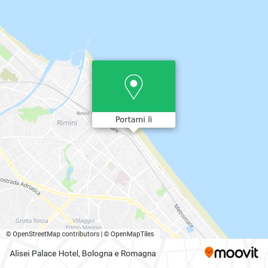 Mappa Alisei Palace Hotel