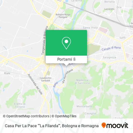 Mappa Casa Per La Pace ""La Filanda""