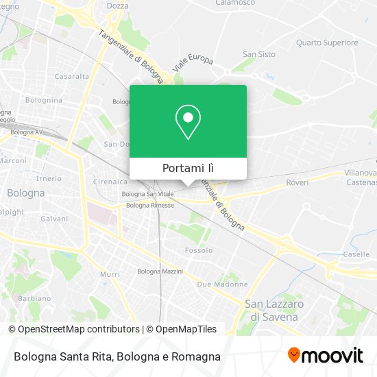 Mappa Bologna Santa Rita