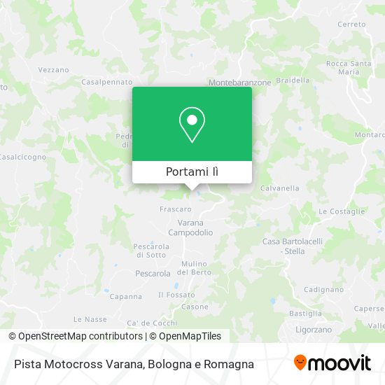 Mappa Pista Motocross Varana