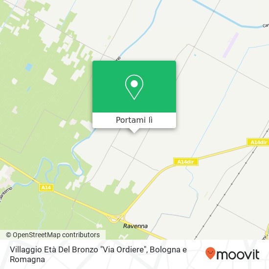 Mappa Villaggio Età Del Bronzo "Via Ordiere"