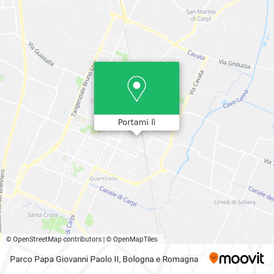 Mappa Parco Papa Giovanni Paolo II