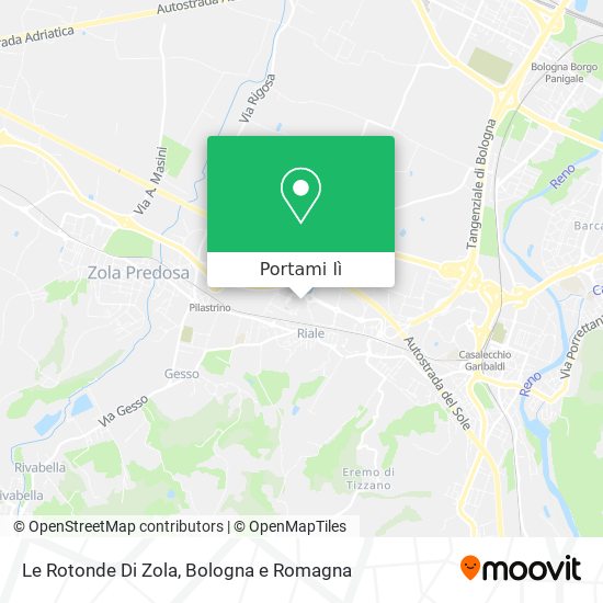 Mappa Le Rotonde Di Zola