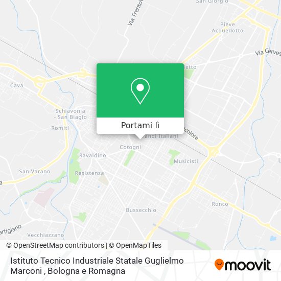 Mappa Istituto Tecnico Industriale Statale Guglielmo Marconi