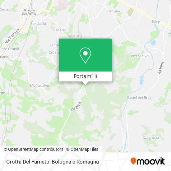 Mappa Grotta Del Farneto