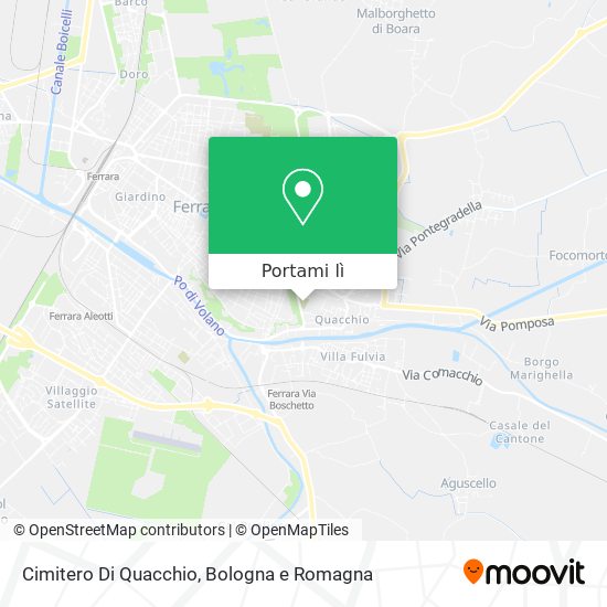 Mappa Cimitero Di Quacchio