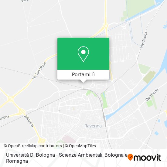 Mappa Università Di Bologna - Scienze Ambientali
