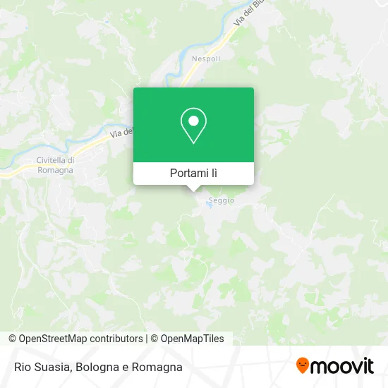 Mappa Rio Suasia