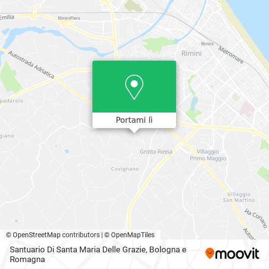 Mappa Santuario Di Santa Maria Delle Grazie