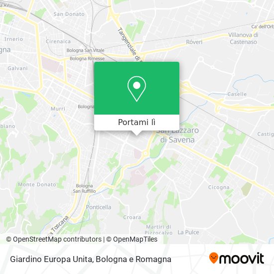 Mappa Giardino Europa Unita