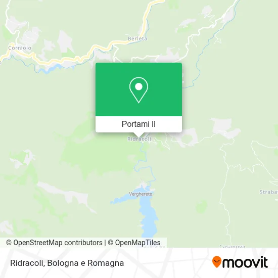 Mappa Ridracoli