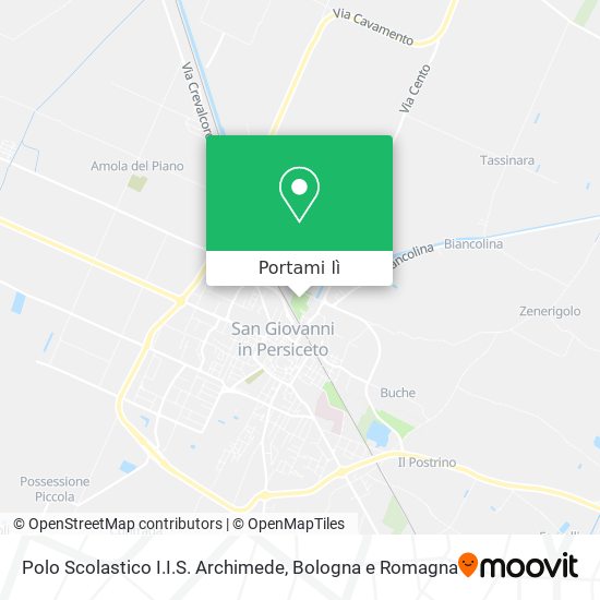 Mappa Polo Scolastico I.I.S. Archimede
