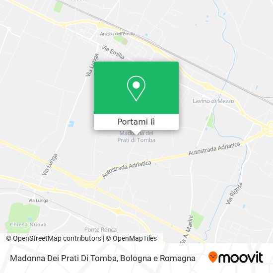 Mappa Madonna Dei Prati Di Tomba