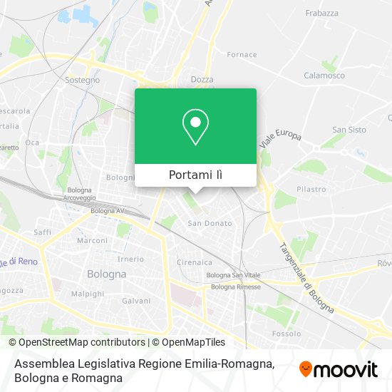 Mappa Assemblea Legislativa Regione Emilia-Romagna