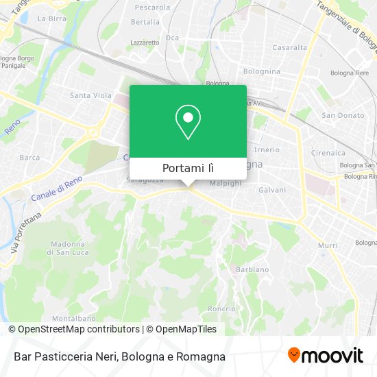Mappa Bar Pasticceria Neri