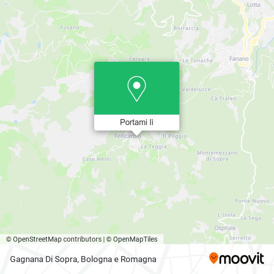 Mappa Gagnana Di Sopra