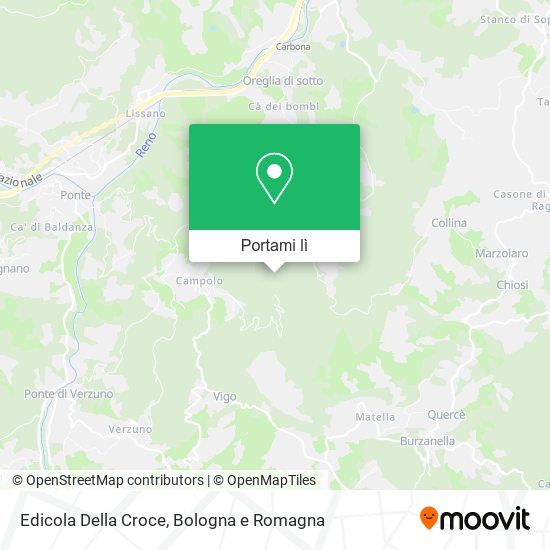 Mappa Edicola Della Croce