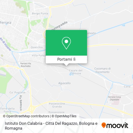 Mappa Istituto Don Calabria - Città Del Ragazzo