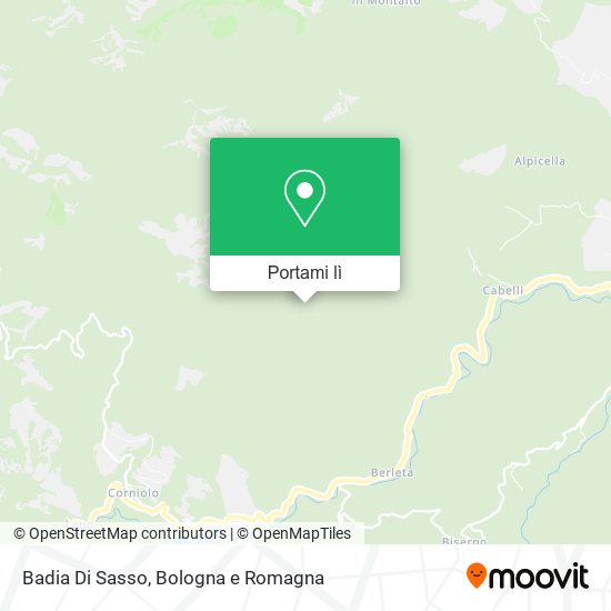 Mappa Badia Di Sasso
