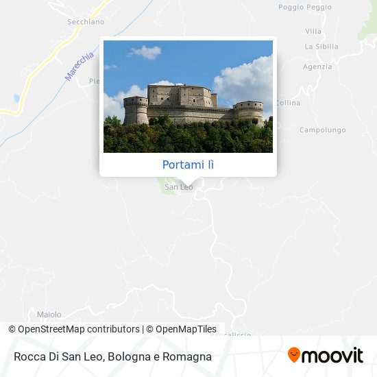 Mappa Rocca Di San Leo