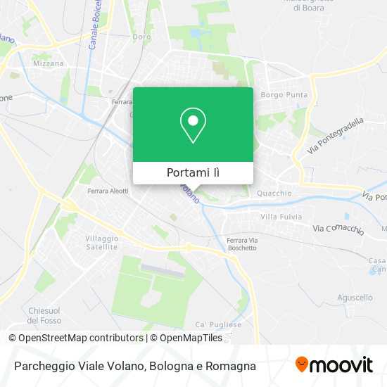 Mappa Parcheggio Viale Volano
