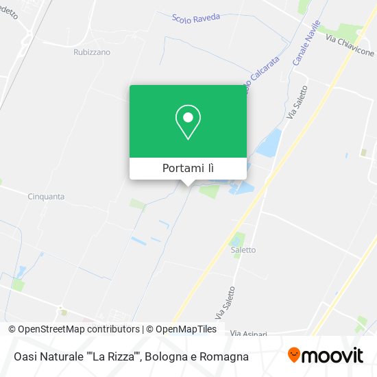 Mappa Oasi Naturale ""La Rizza""