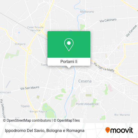 Mappa Ippodromo Del Savio