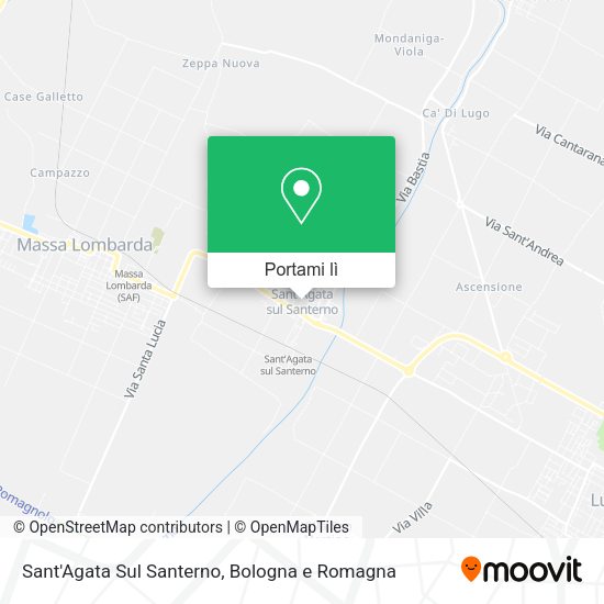 Mappa Sant'Agata Sul Santerno
