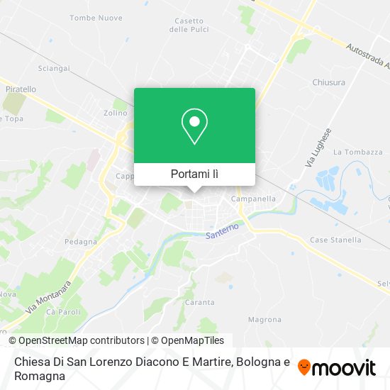 Mappa Chiesa Di San Lorenzo Diacono E Martire