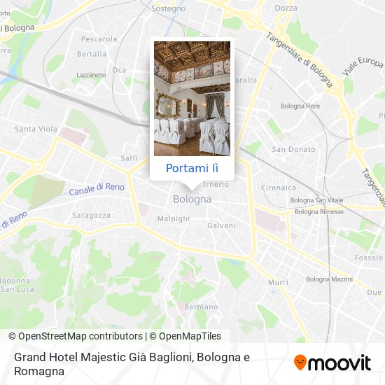 Mappa Grand Hotel Majestic Già Baglioni