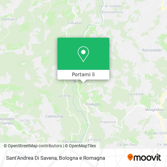 Mappa Sant'Andrea Di Savena