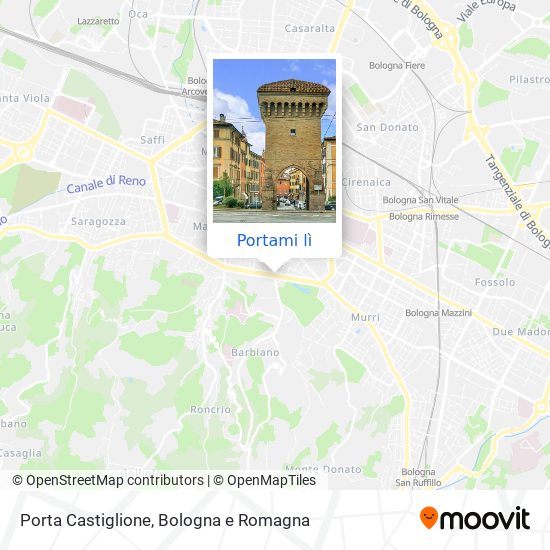 Mappa Porta Castiglione
