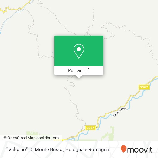 Mappa "Vulcano" Di Monte Busca