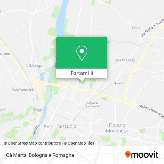 Mappa Cà Marta