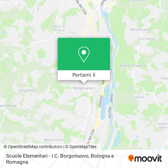 Mappa Scuole Elementari - I.C. Borgonuovo