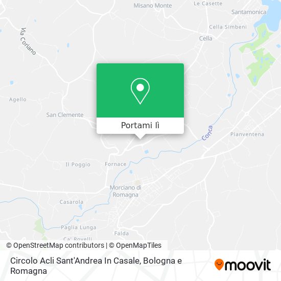 Mappa Circolo Acli Sant'Andrea In Casale